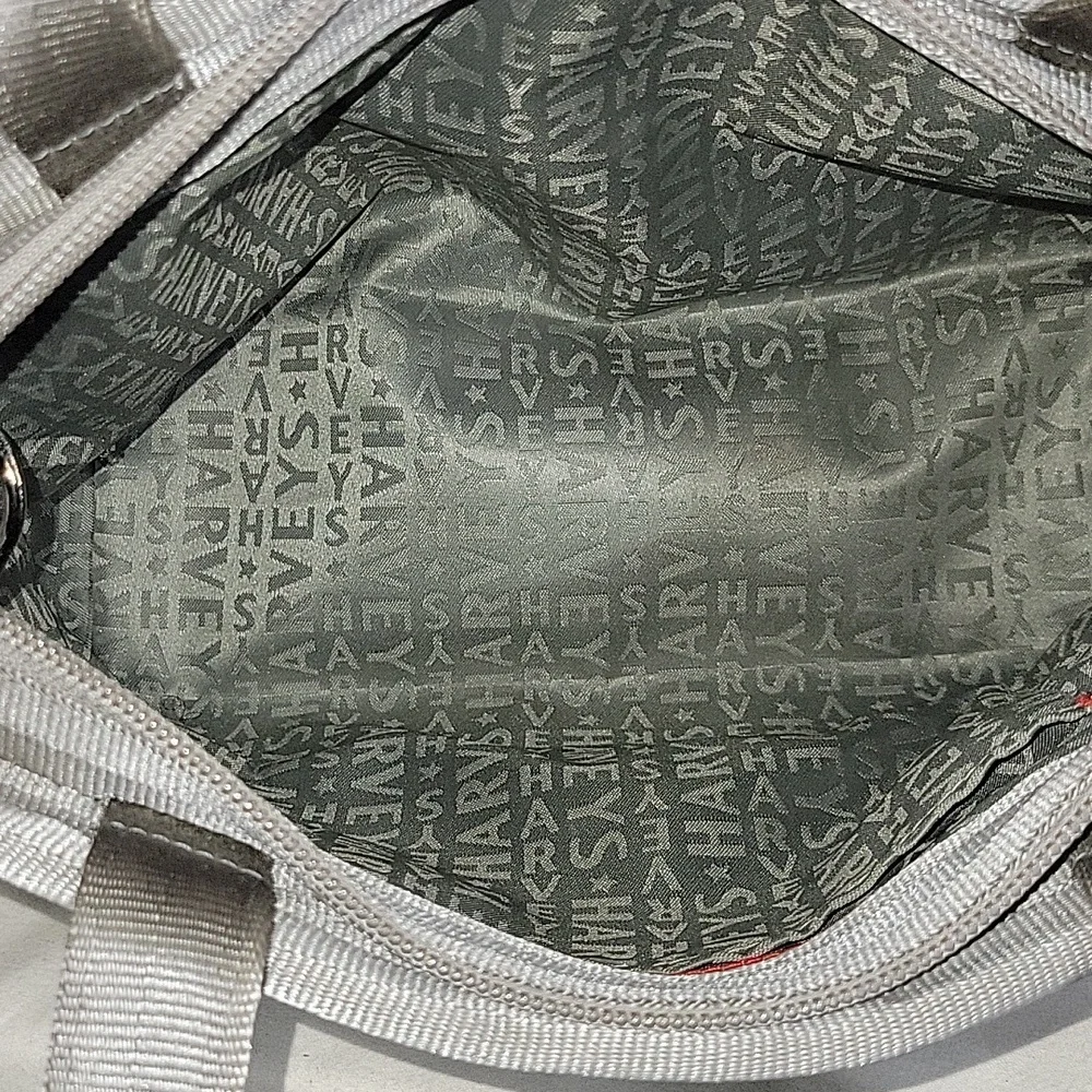 Harvery's Silver Seatbelt Bag
